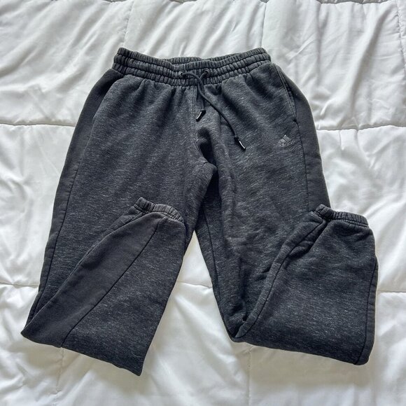 Adidas Sweatpants Womens XS Black Drawstring Casual Workout Yoga Gym - Picture 1 of 6